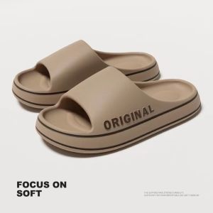 MenS Summer Simple And Elegant Slippers For Outdoor And Indoor Use Couples Bathroom Non-Slip Sandals For Women