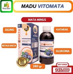 Obat Mata Minus Madu Vitomata Obat Herbal Mata Mines Mata Merah Berair katarak Glukoma