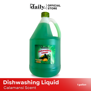 The Daily Essencials Dishwashing Liquid Calamansi Scent 1 Gallon