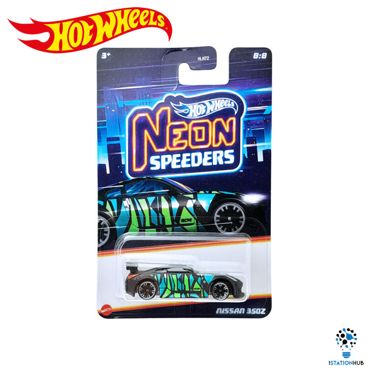 Hot Wheels Neon Speeders Nissan 350Z Car Collector Kids Toys