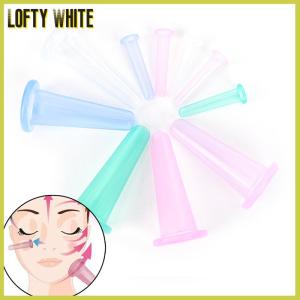 Lofty White Cup Facial Face Eye Silicone Cupping Vacuum Suction Lifting Massage Anti-Age
