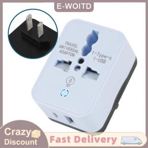 【CHANGXIANG3】 Phổ travel adapter với USB Loại C Cổng Power Charger Adapter Home Outlet chuyển đổi chúng tôi anh EU ổ cắm cắm kết nối