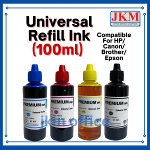 UNIVERSAL Refill Ink Dye Ink Printer INK Inkjet Printer Refill Dye Ink 100ml For Any CISS Printer Refill ink for Printer