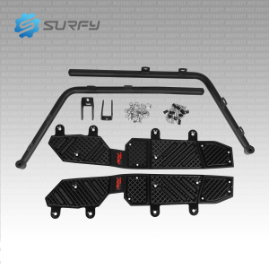 SharkPower ADV 160 Footboard Matting With Crash Guard MDL Bracket New Design 5MM CNC Aluminum Anti-Slip