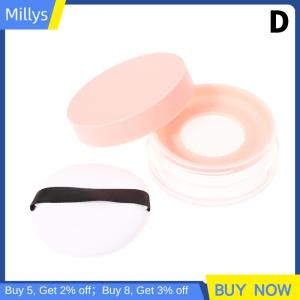 Millys 20G Rỗng Đệm Không Khí Hộp Phun Với Bột Miếng Bọt Biển Sifter Hoặc Đàn Hồi Lưới Xách Tay Trang Điểm Trường Hợp Container Cho Bột Lỏng