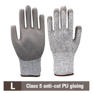 Thickened 5-level anti cutting anti pricking and anti slip kitchen vegetable cutting labor protection gloves
