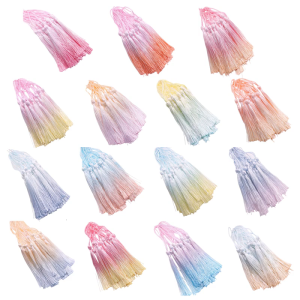 20pcs Handmade Tassels Set For Craft Bookmarks And KeyChain Hanging Decoration Accessories with Multicoloured Design