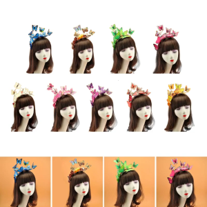 Butterfly Headpiece Butterfly Fascinator Hat Photoshoot Props Butterfly HairBand Party Hat Butterfly Hair Hoop