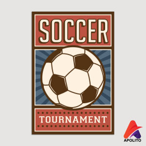 HIASAN DINDING AESTETIK FOOTBALL (20X30 CM ) WALL DECOR HIASAN DINDING FOOTBALL AESTETIK