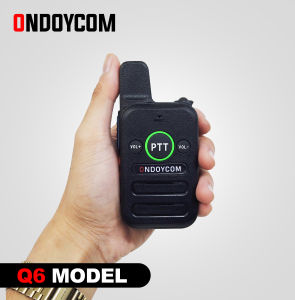 ONDOYCOM Q6 Portable Two Way Radio Walkie Talkie 5W UHF with 16 Channel