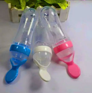 Bình thìa ăn dặm silicon KHÔNG HỘP