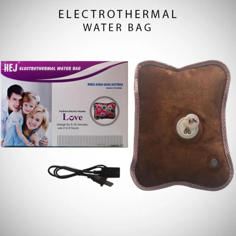 Electrothermal Hot Water Bag, Gel Pad-Heat Pouch Hot Water Bottle Bag (1  Ltr)- Assorted Color