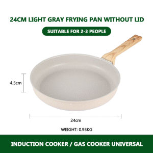 กระทะปรุงอาหาร 24 / 26 ซมไม่ติดกระทะทอดแม่เหล็กไฟฟ้ากระทะหินแพทย์ Wok คุณภาพสูงเหมาะสำหรับเตาทุกเตา