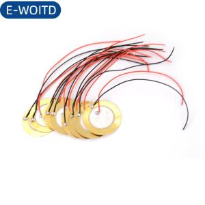 E-WOITD 10 cái 27mm âm thanh cảm biến kích hoạt trống đĩa + dây đồng Piezo yếu tố