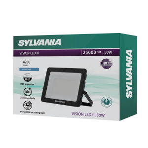 [สินค้าใหม่] SYLVANIA  LED Floodlight โคมฟลัดไลท์แอลอีดี โคมสปอร์ตไลท์ VISION LED III 50W-6500K เดย์ไลท์