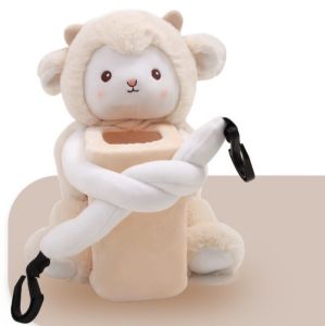 ตุ๊กตา 2 in 1 ใส่ทิชชู / เป็นถังขยะหรือที่เก็บของในรถ (TOY717)