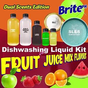 Dishwashing Kit DIY Dual Fruity Flavor Edition/Doble Sarap-bango