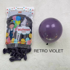 Balon Latex Retro Violet 10/20 pcs 12 inci Retro Violet Ungu Balon Lateks Untuk Pesta Ulang Tahun Pernikahan Festvial Dekorasi