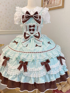 Pre-sale 25days Harajuku Original Design Lolita Dress Cute Jsk Suspender Summer Tea Party Birthday Clothes Daily Set Sweet Girl2026