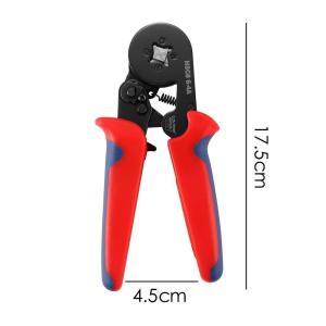 HCS8 6-4A Crimping Tool Wire Stripper Crimp Connector Wire Crimper Ferrule Crimping Pliers