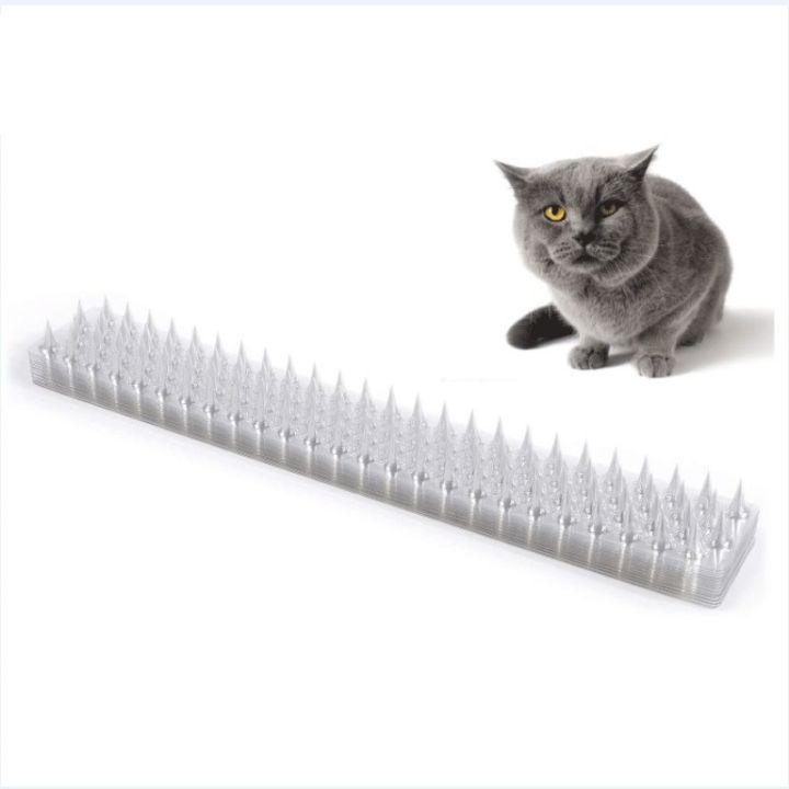 Lofow Fence Wall Spikes Cat Animal Repellent Anti Theft Walls Sheds ...