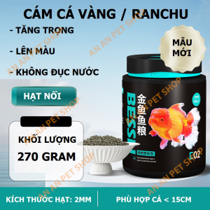 Cám cá GoldFish BESSN - Cám cá Ranchu - Thức ăn Cá vàng - Tăng trọng và Lên màu sắc đẹp