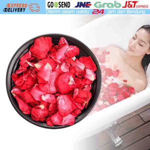 200g Kelopak Mawar Kering Dry Rose Petal Bath Spa Dry Flower Alat Mandi Pemutih Spa