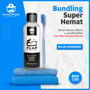 Flap Shoes Care Paket Pembersih Sepatu Putih & Warna SC3