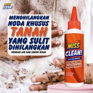 "Miss Clean Penghilang Noda Tanah Pakaian & Karpet - Solusi Cepat Ampuh dan Aman untuk Noda Membandel Deterjen Cair Anti Noda Terbaik Tanpa Perlu Gosok Cocok untuk Semua Jenis Bahan Praktis & Ekonomis Bisa COD & Gratis Ongkir!"