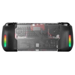 JSAUX ROG Ally X RGB Transparent Backplate Casing Clear Replacement Case for ASUS Gaming Handheld