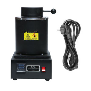 🚚 Local Delivery🚚3KG Gold Melting Furnace1600W 2000F Digital Electric Melting Furnace with Graphite Crucible for Melt Scrap Silver Gold Copper Aluminum 110V /220V Refining Casting Furnace