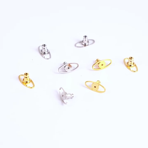 4pcs Earring Lift Backings Silicone and Copper Ear Closures Plug Comfortable Ear Support Patches Earring Safety Backs