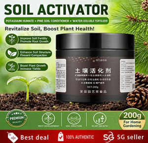 ✨SG STOCK✨ Soil Activator Potassium Fulvate Microbial Fertilizer Loosen Soil Boost Root Growth