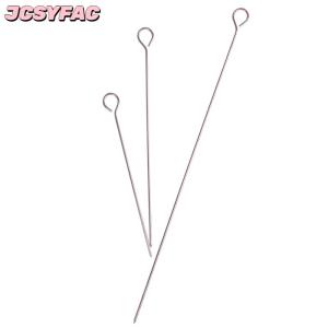 JCSYFAC 10 cái thịt ngỗng tròn nướng xiên que thép không gỉ BBQ kim