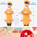 ?READY STOCK? CHILDREN'S APRON SET FOR MULTI-FUNCTION AND EPRON CHEF KITCHEN USING BAKING COOKING PLAIN KIDS APPRON 儿童围裙套装 KANAK-KANAK APRON SET FUNGSI MULTI. 