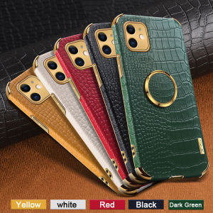 ตัวยึดแหวนหนังจระเข้คู่แฟชั่นสำหรับ OPPO Reno ขนาด12 5กรัม NZ22ฝาครอบป้องกัน