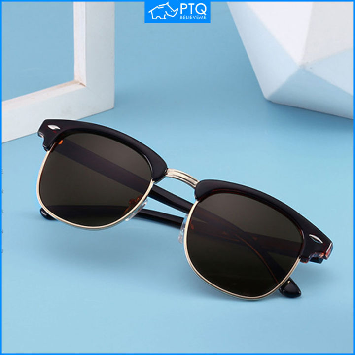 PTQ Polarized Mens Ladies Eyewear Trend Fashion Brand Colorful UV Protection Sunglasses Clubmaster