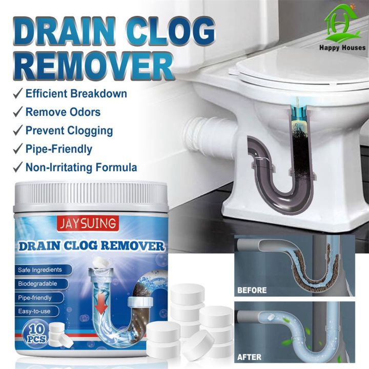 Happy Houses Jaysuing Drain Clog Remover Effervescent Tablet Powerful