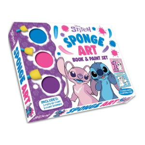 Disney Stitch Sponge Art Book & Paint Arts & Crafts Set