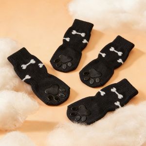 【Meoof】 Pet Anti Slip Socks Outdoor Indoor Dog Paw Protection Insect Ants Prevention 宠物防滑袜小型犬防虫防蚂蚁脚部保护袜子
