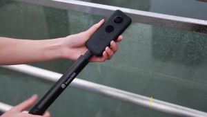 Insta360 One Rx ที่มองไม่เห็น Selfie Stick Rod Time Rotary Handle Monopod พับขาตั้งกล้อง360 ° กล้องพาโนรามาอุปกรณ์เสริม