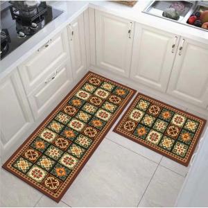 Keset Kaki Dapur Set 2 In 1 40x60cm Dan 40x120cm / Keset Alas Lantai Kamar Tidur Rumah Dapur Anti Selip