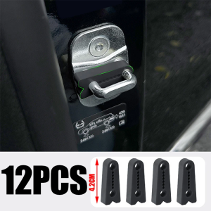 Car door lock protective pad door cushioning shock-absorbing gasket door lock cover anti-collision thickened universal sticker