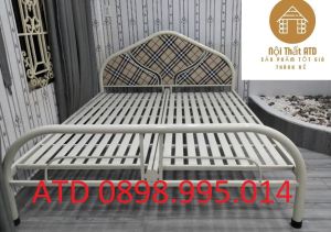 GIƯỜNG SẮT - GIƯỜNG NGỦ 1-2 NGƯỜI NẰM NGANG 80CM 1M 1M2 1M4 1M6 1M8 SẮT DÀY CỨNG CÁP SƠN TĨNH ĐIỆN SIÊU BỀN ĐẸP GIÁ RẺ