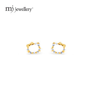 MJ Jewellery Gold Earrings S162  375 Gold & 916 Gold