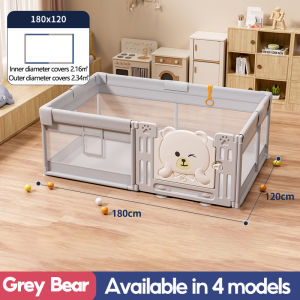 Large Baby Safety Playpen Door | Stainless Steel Frame & Soft Foam Padding | Indoor Play Area for Crawling & Toddlers