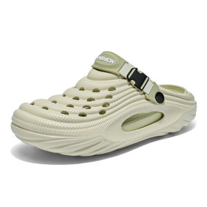 Free Shipping MenS Summer Outdoor Slip-On Sandals Non-Slip Sporty With A Closed-Toe Design Suitable For Driving And Casual Wear Beach Sandals