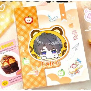 Love and Deepspace Caleb Kpop Photocard Storage Binder 20 Refillable Sleeves Idol Trading Card Organizer Album Loose Leaf Collecting Book