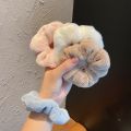 Harga Grosir - Ikat Rambut Scrunchie Korea / Kunciran Cepol Rambut Lingkar Besar Bulu Lembut. 