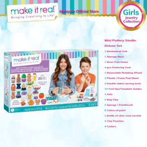 Make It Real Mini Pottery Studio Deluxe Set 1830